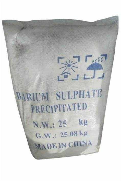 purpose of using barium sulphate bag